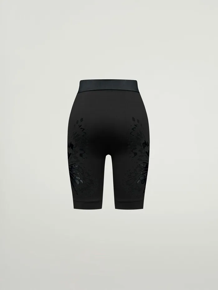 Sporty Butterfly Biker Blackcaviar Women Wolford Shorts