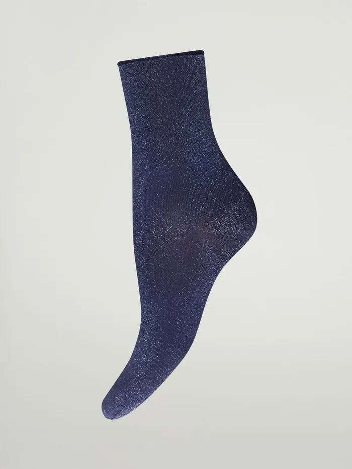 Stardust Socks Navyaqua Silver Women Wolford Socks