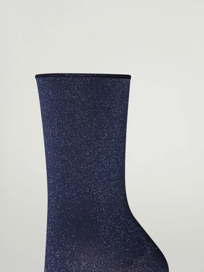Stardust Socks Navyaqua Silver Women Wolford Socks