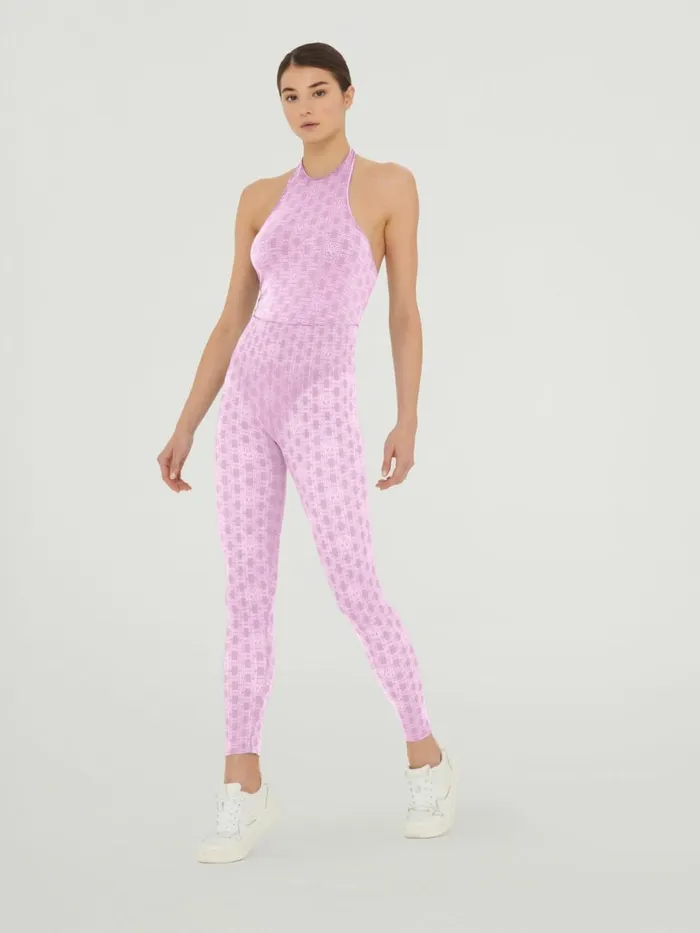 Succession Logo Chain Body Prisma Pinkoff White Women Wolford Tops