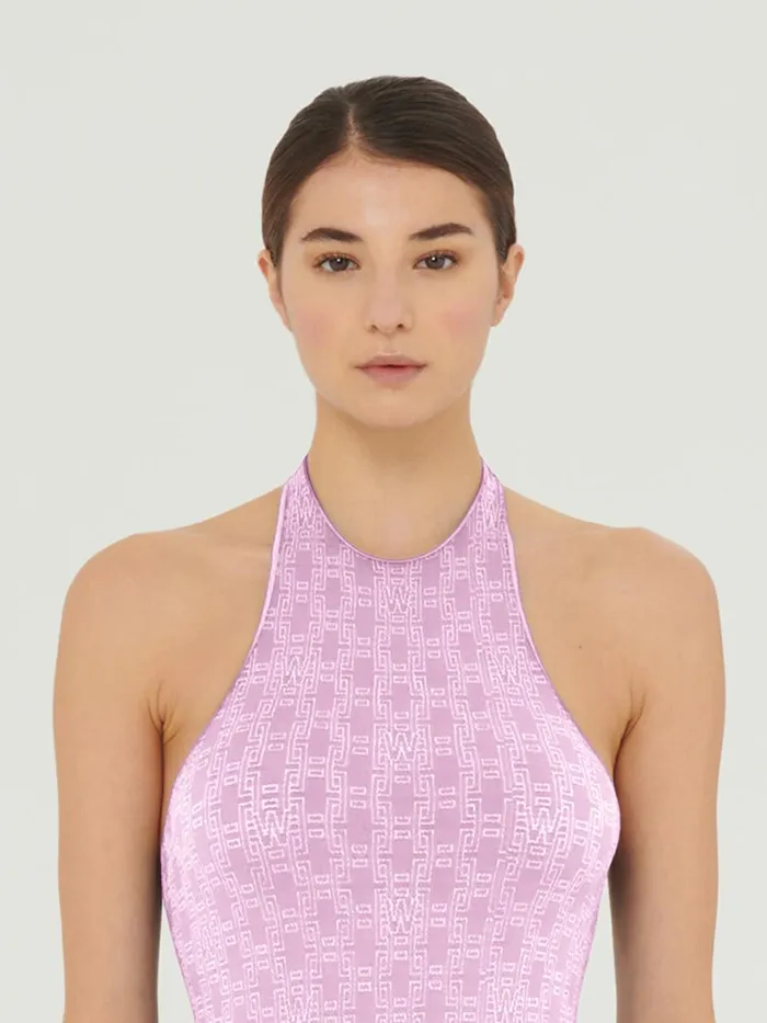 Succession Logo Chain Body Prisma Pinkoff White Women Wolford Tops