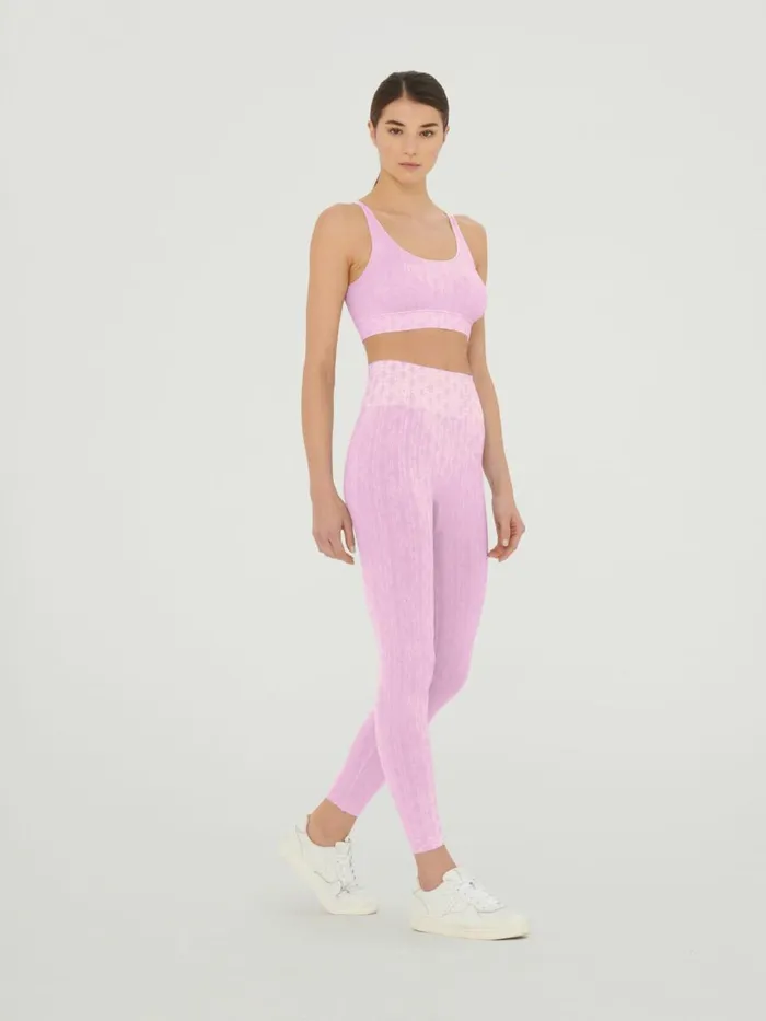 Succession Logo Chain Crop Top Prisma Pinkoff White Women Wolford Tops