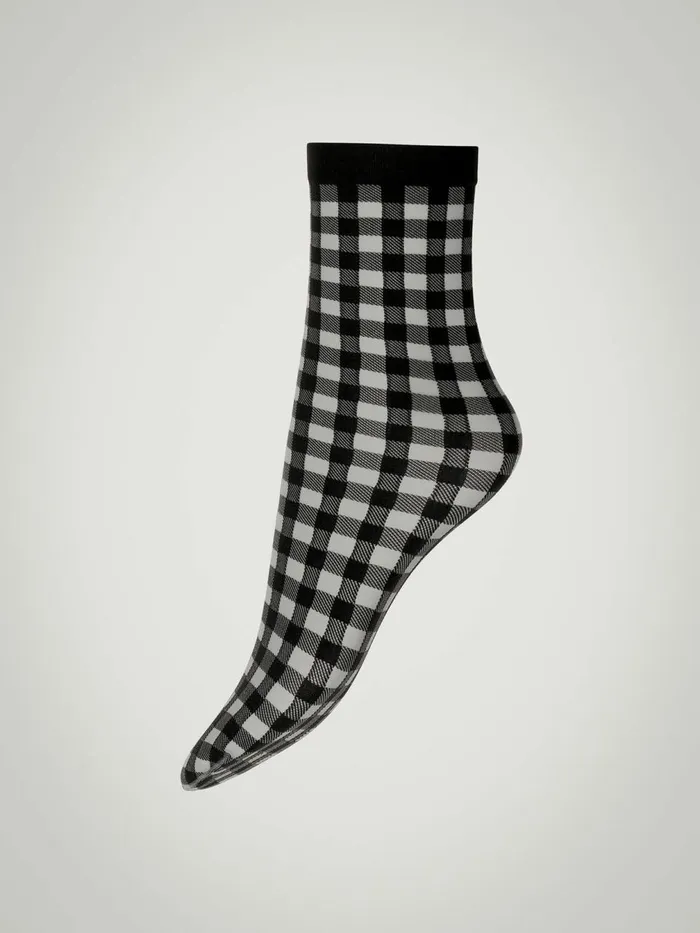 Summer Check Socks Blackblack Women Wolford Socks
