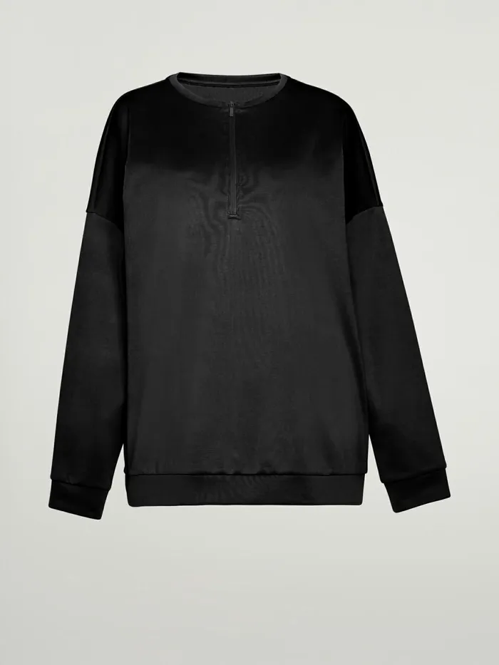 Sweater Top Long Sleeves Black Women Wolford Tops