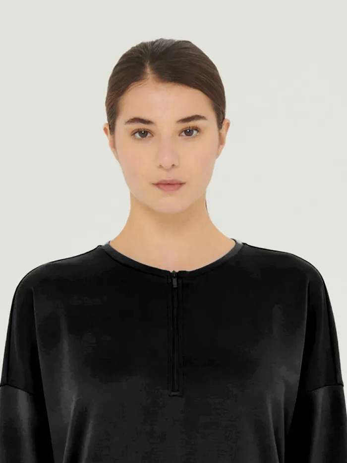 Sweater Top Long Sleeves Black Women Wolford Tops