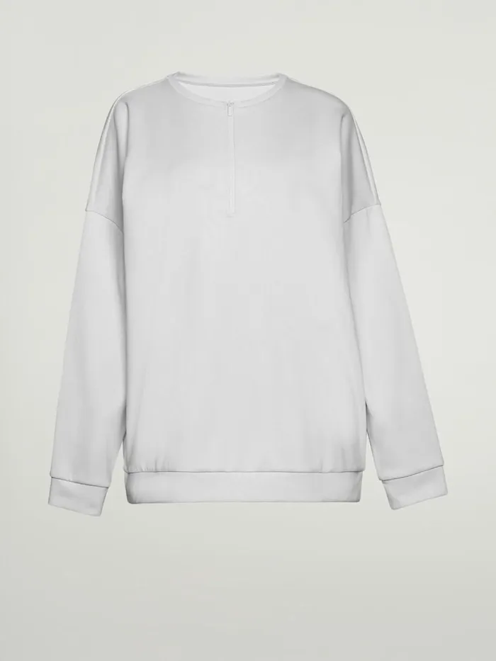 Sweater Top Long Sleeves White Women Wolford Tops