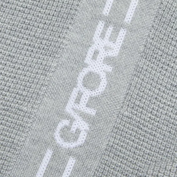 Sweaters Men GFORE WAFFLE STITCH MERINO WOOL HOODED SWEATER Light Heather Grey
