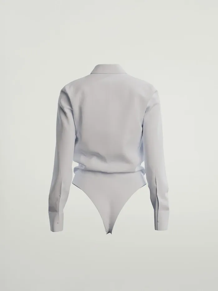 The Blouse Body White Women Wolford Longsleeve Shirts