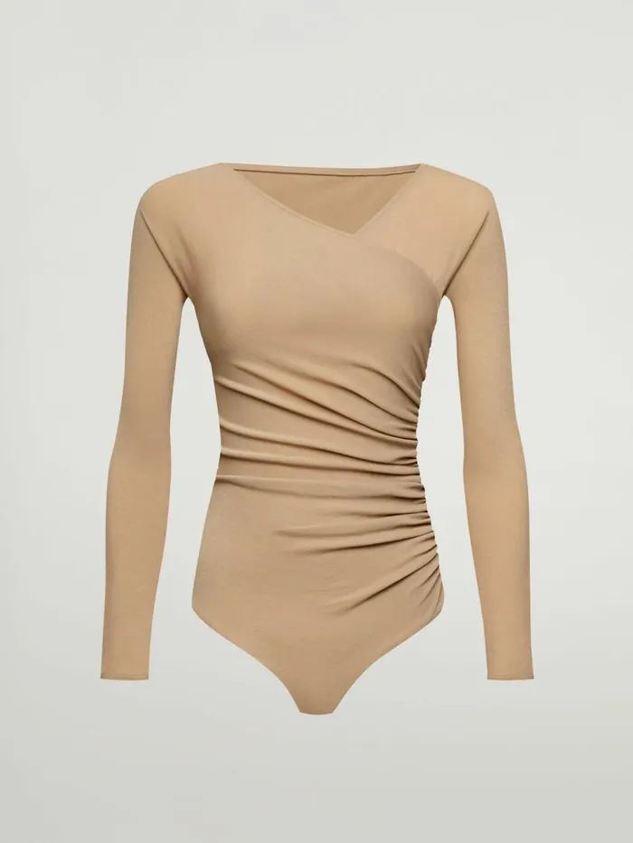 The Gathered CacheCoeur Body Cafe Au Lait Women Wolford Longsleeve Shirts