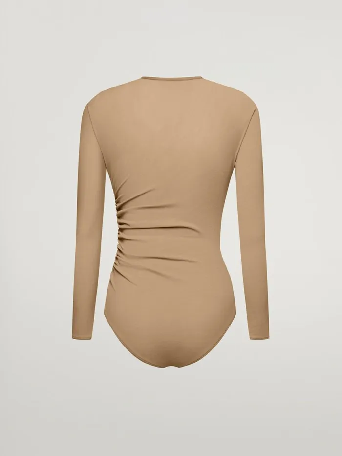 The Gathered CacheCoeur Body Cafe Au Lait Women Wolford Longsleeve Shirts