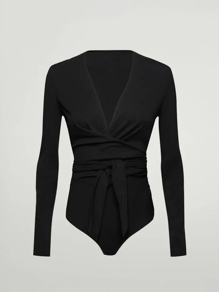 The Tied Body Black Women Wolford Longsleeve Shirts