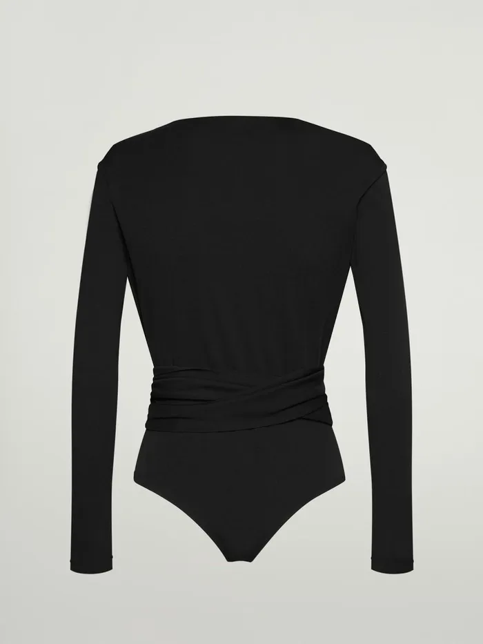The Tied Body Black Women Wolford Longsleeve Shirts