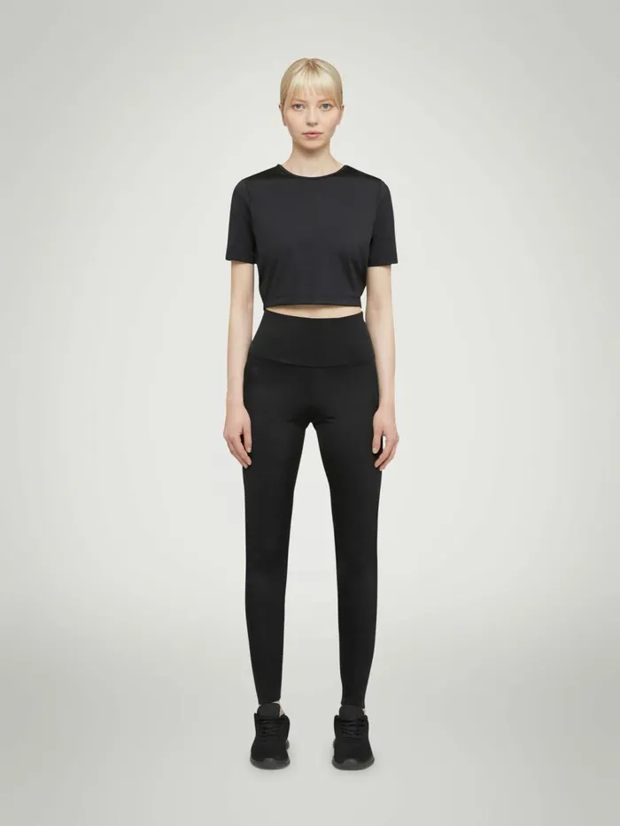 The Workout Top Short Sleeves Black Women Wolford Tops