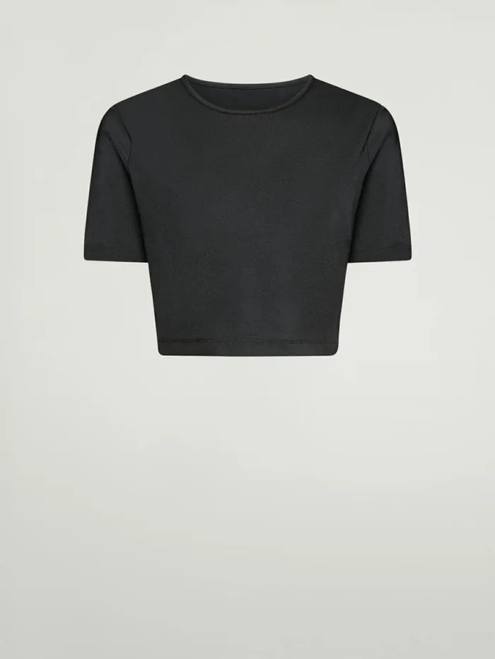 The Workout Top Short Sleeves Black Women Wolford Tops