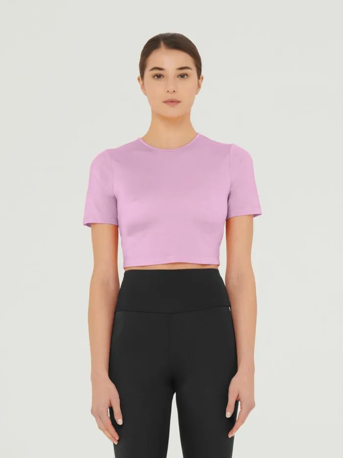 The Workout Top Short Sleeves Prisma Pink Women Wolford Tops