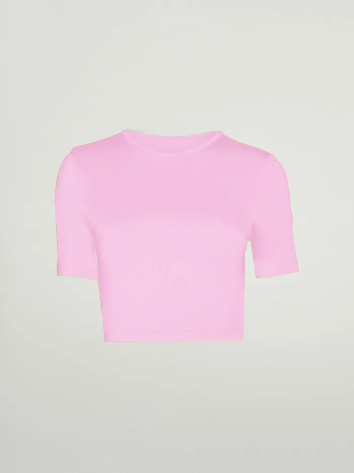 The Workout Top Short Sleeves Prisma Pink Women Wolford Tops