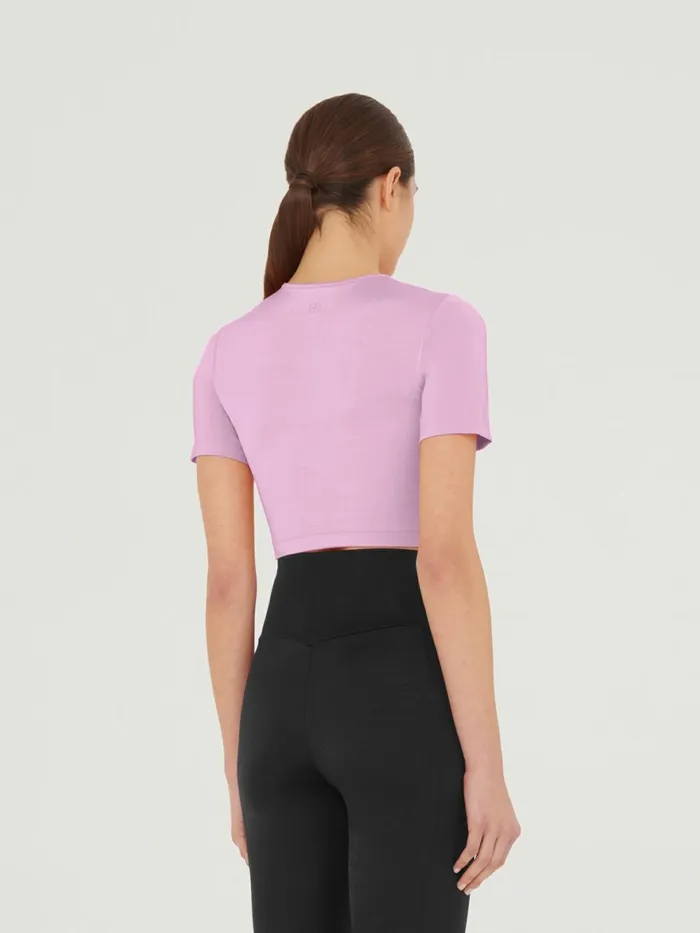 The Workout Top Short Sleeves Prisma Pink Women Wolford Tops