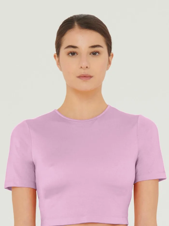 The Workout Top Short Sleeves Prisma Pink Women Wolford Tops