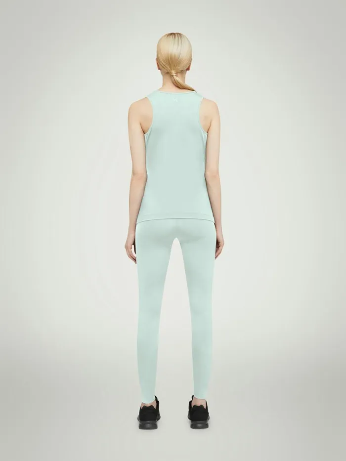 The Workout Top Sleeveless Aqua Women Wolford Tops
