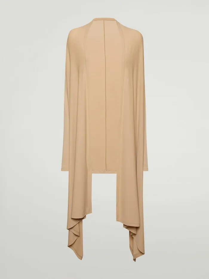 The Wrap Cardigan Cafe Au Lait Women Wolford Longsleeve Shirts