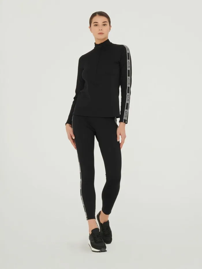 Thermal Top Long Sleeves Black Women Wolford Longsleeve Shirts