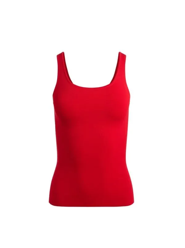 Tops Women Alice Olivia DARYN SCULPTING TANK Perfect Ruby