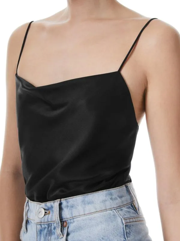 Tops Women Alice Olivia HARMON BODYSUIT Black