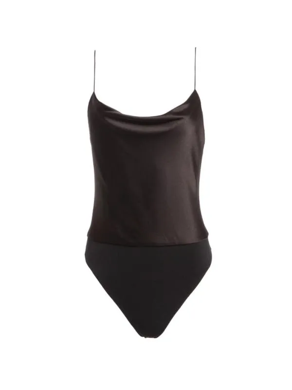 Tops Women Alice Olivia HARMON BODYSUIT Black