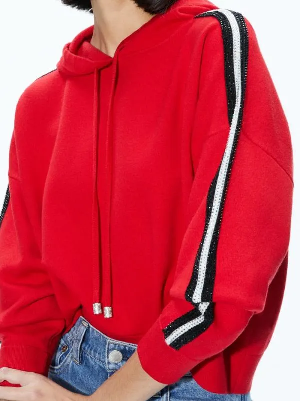 Tops Women Alice Olivia KATERINE OVERSIZED HOODIE Perfect Ruby