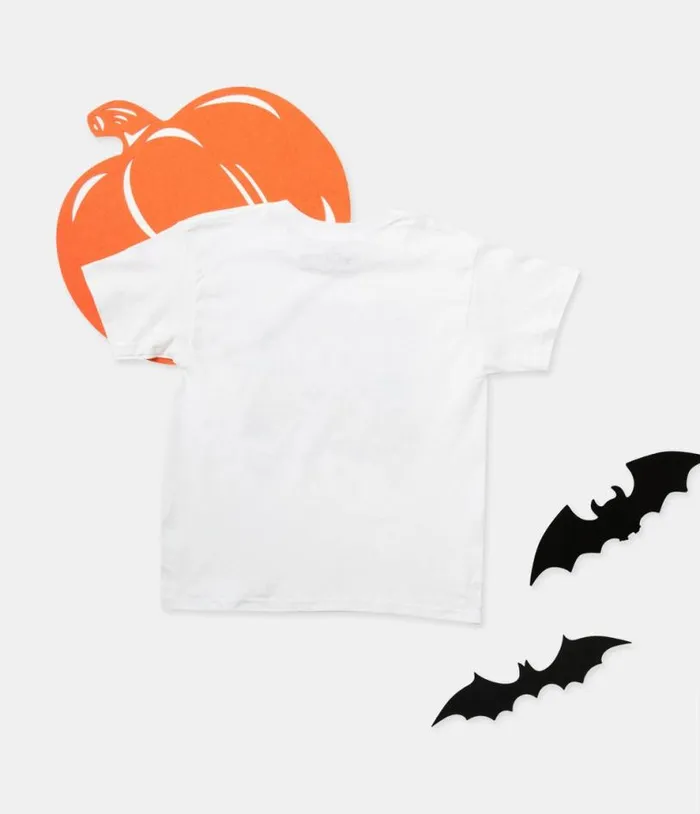 Trick Or Treat Faces Youth Graphic Tee ClothingHalloween Unique Vintage Graphic Tees