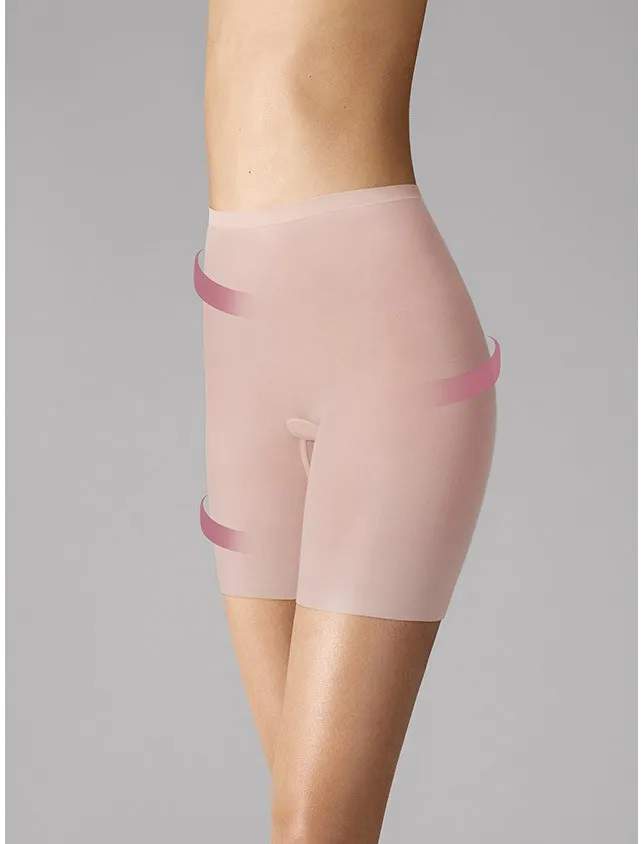 Tulle Control Shorts Black Women Wolford Panties
