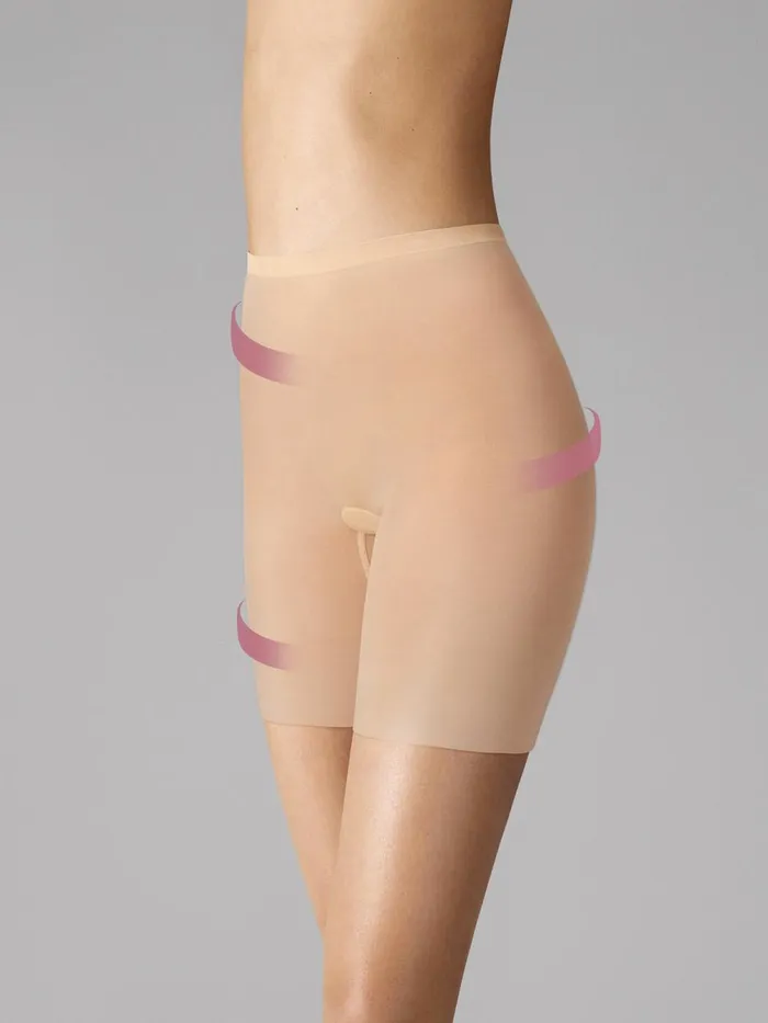 Tulle Control Shorts Nude Women Wolford Panties