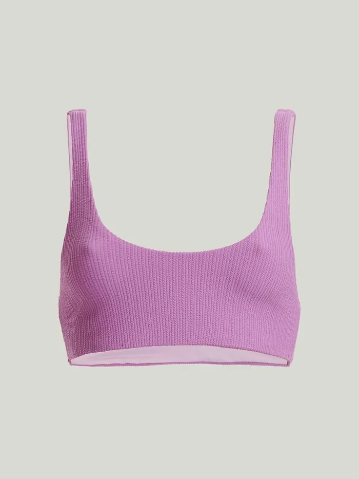 Ultra Texture Bikini Top Orchid Women Wolford Swimwear