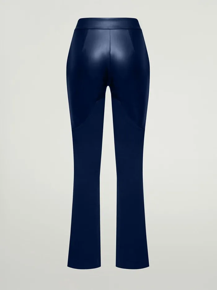 Vegan Body Lines Trousers Navy Women Wolford Trousers and Jumpsuits