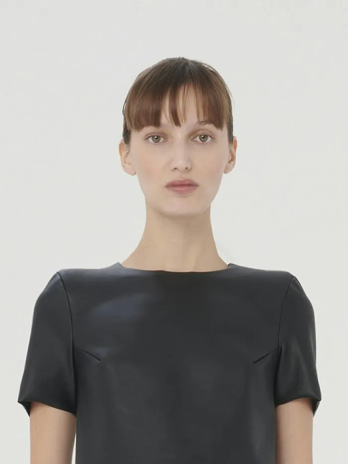 Vegan Top Short Sleeves Black Women Wolford Tops