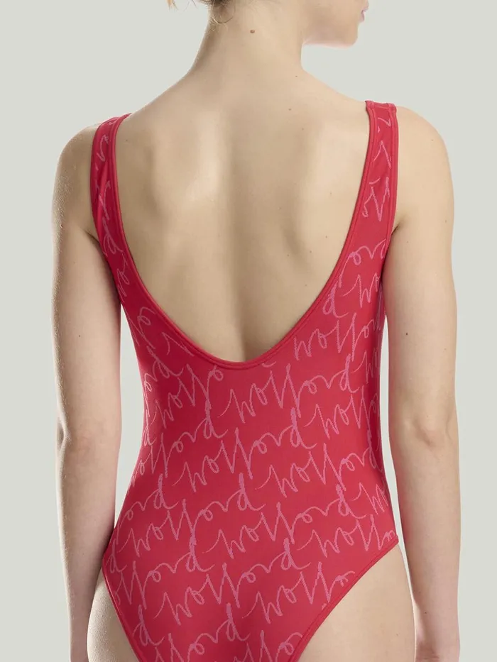 W Athleisure Bodysuit Red Gloworchid Women Wolford Tops