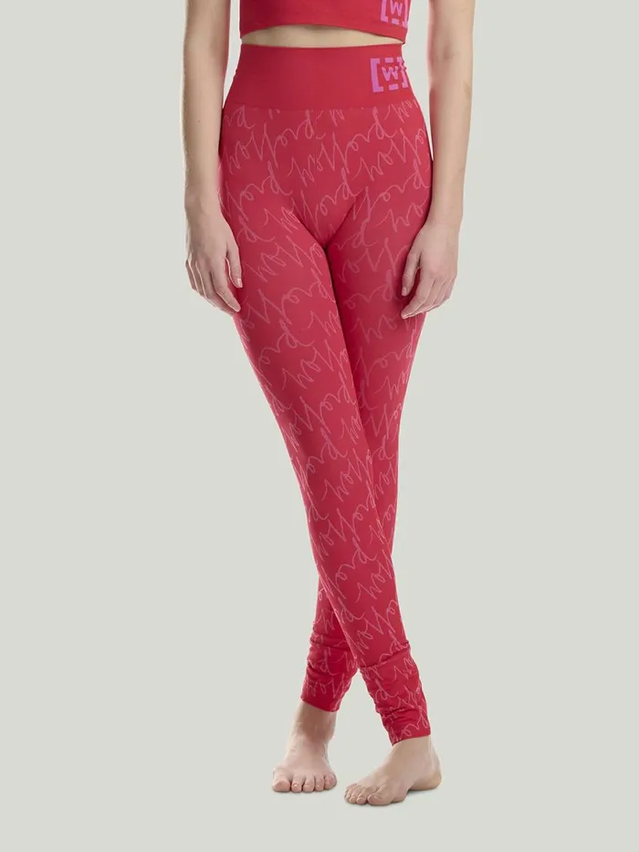 W Athleisure Slimming Leggings Red Gloworchid Women Wolford Leggings