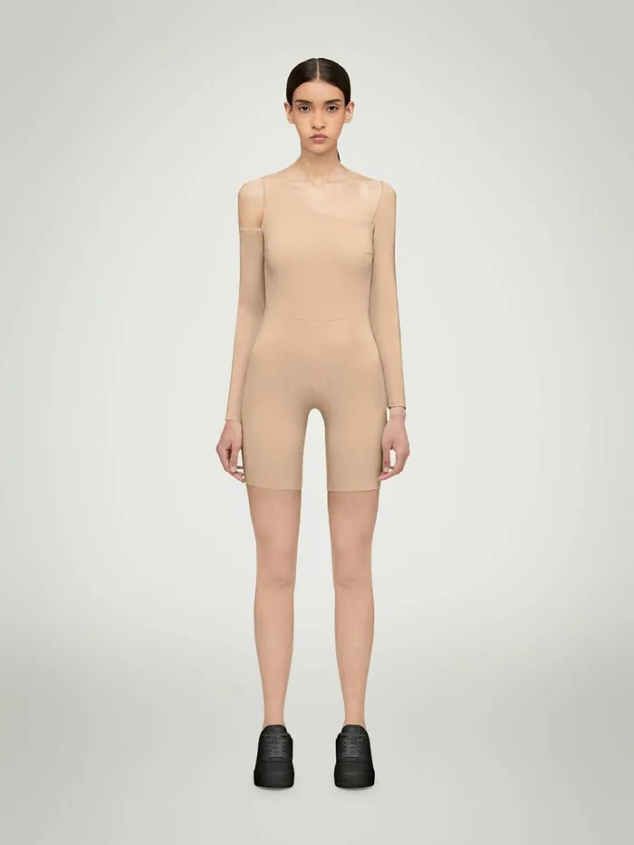 Warm Up Jumpsuit Almond Women Wolford Trousers and Jumpsuits