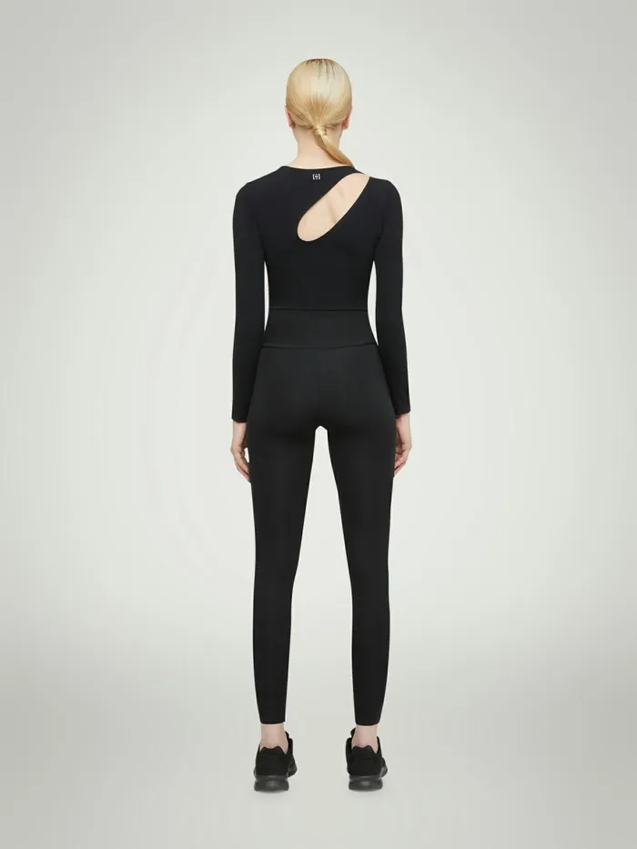 Warm Up Leggings Black Women Wolford Athleisure Leggings