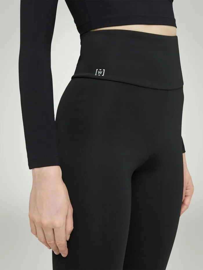 Warm Up Leggings Black Women Wolford Athleisure Leggings