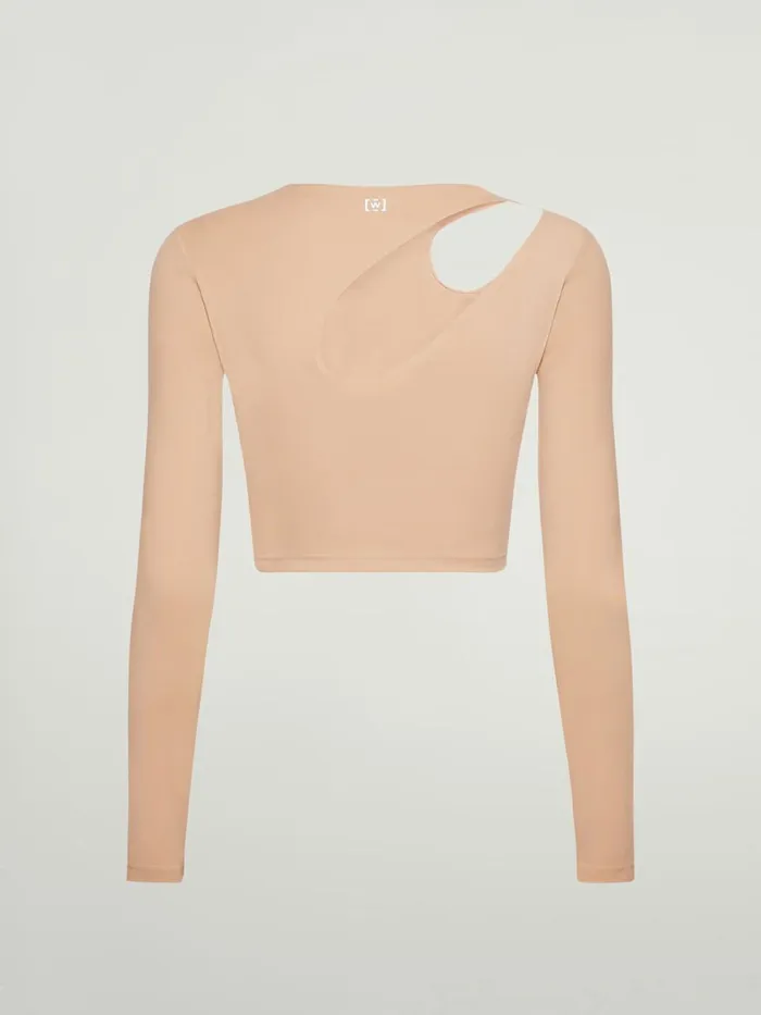 Warm Up Top Long Sleeves Almond Women Wolford Tops