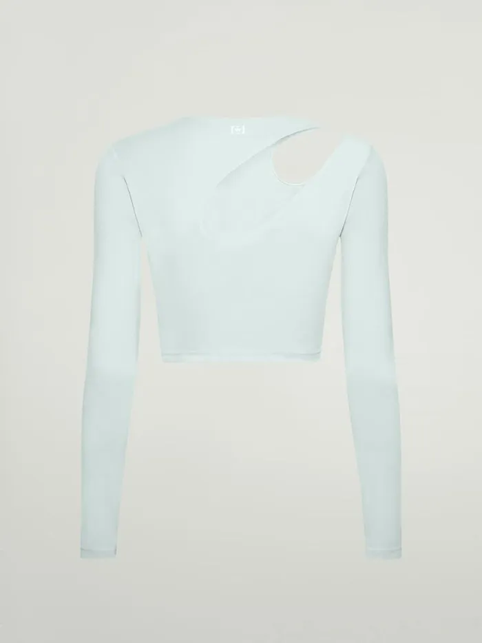 Warm Up Top Long Sleeves Aqua Women Wolford Tops