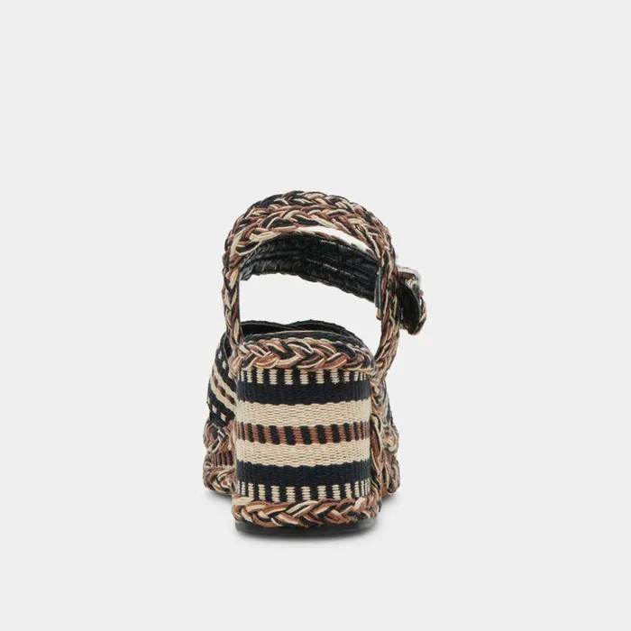 Wedges Shop Dolce Vita Grayce Heels Black Multi Woven Black Multi Woven