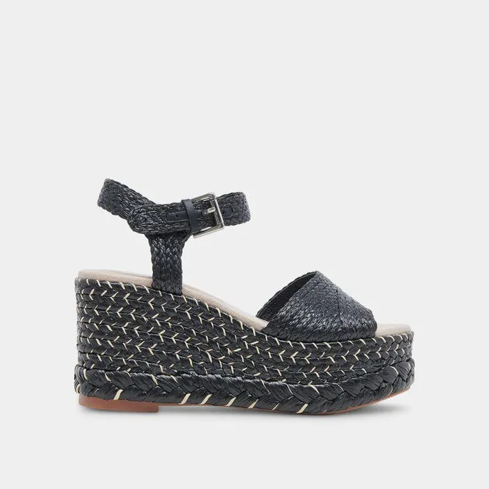 Wedges Shop Dolce Vita Tiago Wedges Black Raffia Raffia Sandals Made W Recycled Materials Black Raffia Wedges Shop Dolce Vita Tiago Wedges Black Raffia Raffia Sandals Made W Recycled Materials Black Raffia
