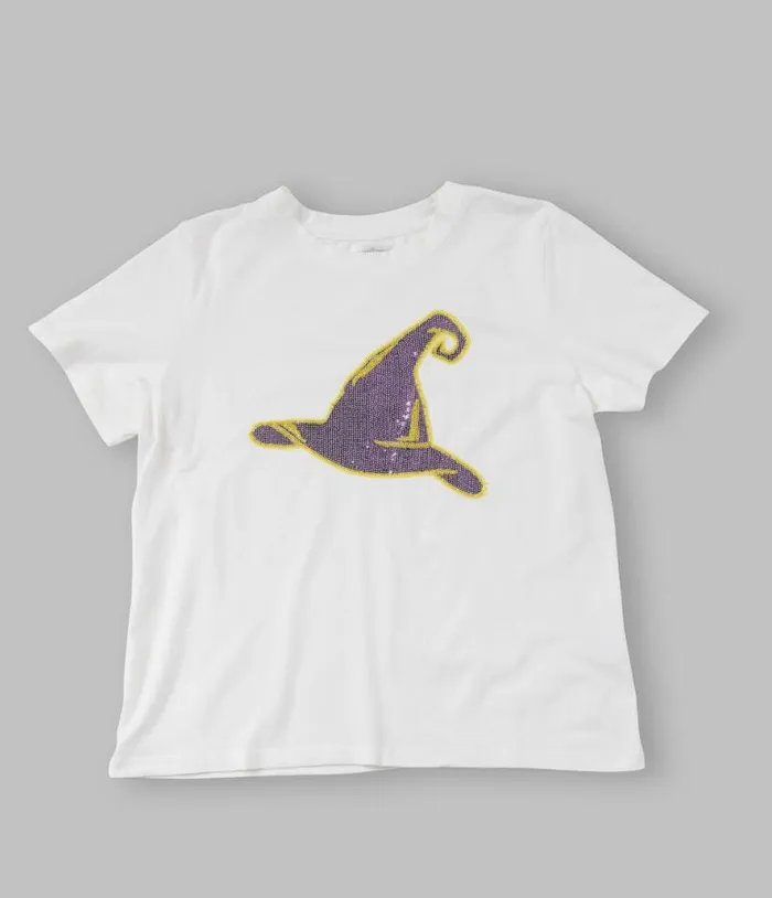 White Witch Hat Sequin Unisex Tee ClothingHalloweenPlus Unique Vintage Graphic Tees White Witch Hat Sequin Unisex Tee ClothingHalloweenPlus Unique Vintage Graphic Tees