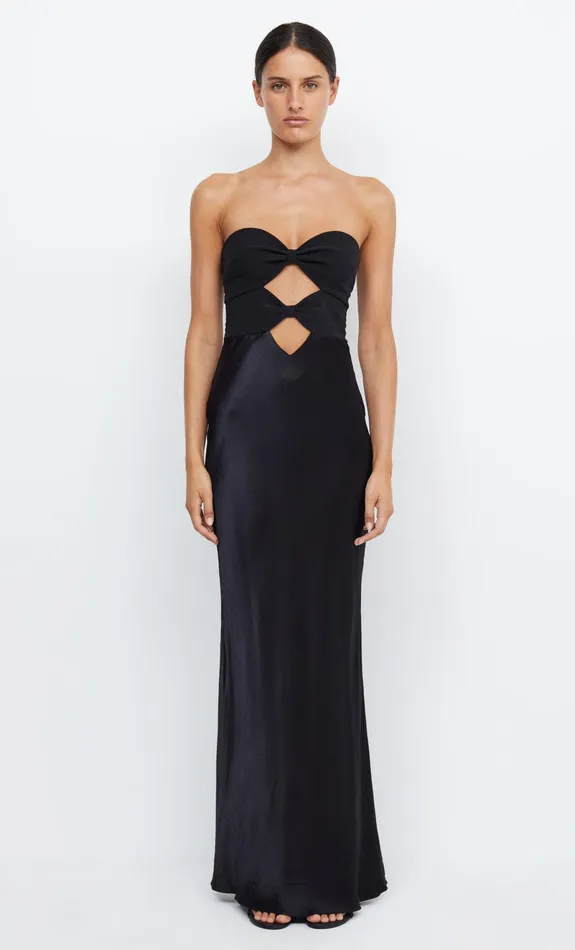 Woman Bec Bridge Backless Dresses HALLE STRAPLESS DRESS Black
