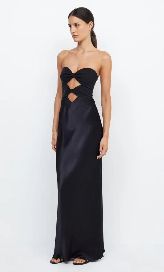 Woman Bec Bridge Backless Dresses HALLE STRAPLESS DRESS Black Woman Bec Bridge Backless Dresses HALLE STRAPLESS DRESS Black
