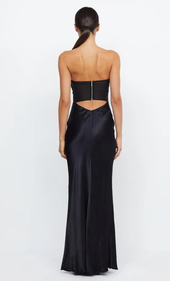 Woman Bec Bridge Backless Dresses HALLE STRAPLESS DRESS Black Woman Bec Bridge Backless Dresses HALLE STRAPLESS DRESS Black