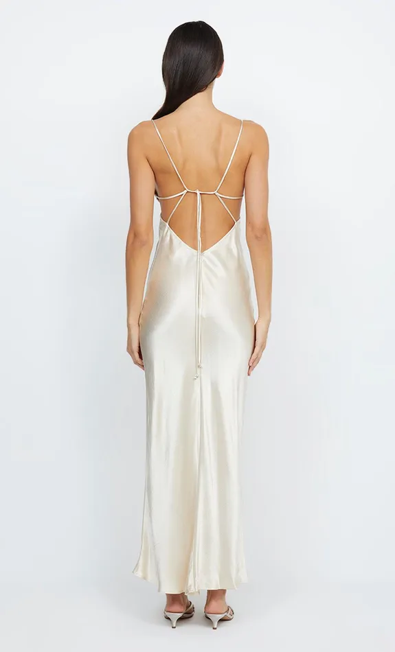 Woman Bec Bridge Backless Dresses INDI STRAPPY MAXI DRESS Vanilla Cream Woman Bec Bridge Backless Dresses INDI STRAPPY MAXI DRESS Vanilla Cream