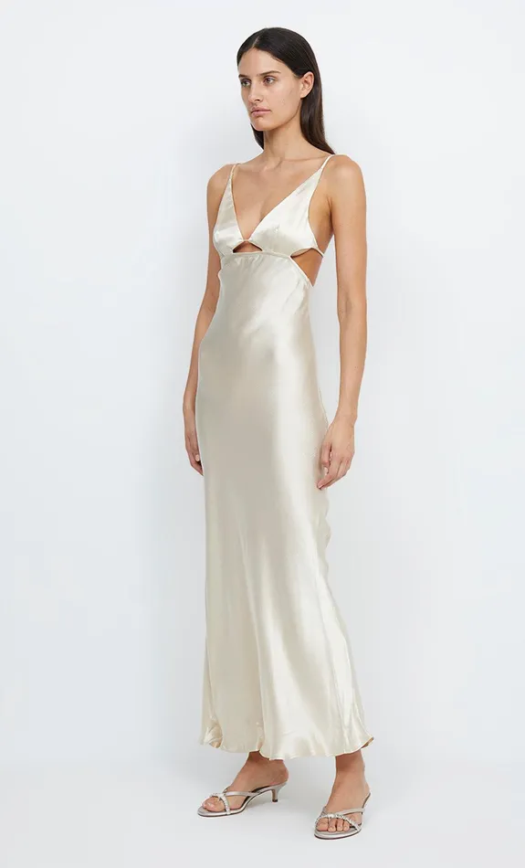 Woman Bec Bridge Backless Dresses INDI STRAPPY MAXI DRESS Vanilla Cream Woman Bec Bridge Backless Dresses INDI STRAPPY MAXI DRESS Vanilla Cream